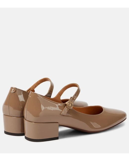 Escarpins Mary Jane En Cuir Verni Tod's en coloris Brown