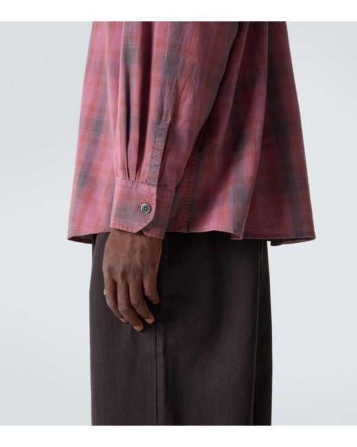Camicia Borrowed di Our Legacy in Purple da Uomo