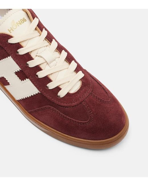 Hogan Brown Cool Suede Sneakers