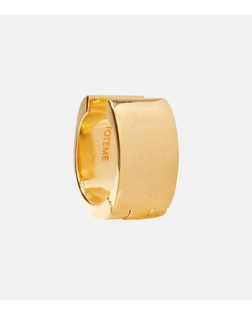 Totême Metallic Hoop Earrings