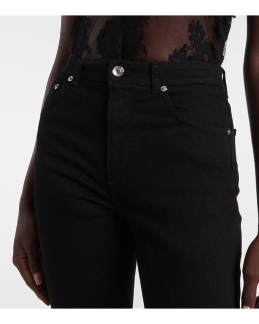 Dolce & Gabbana Black Mid-Rise Skinny Jeans