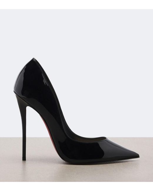Christian Louboutin Black La Pigalle Patent Leather Pumps