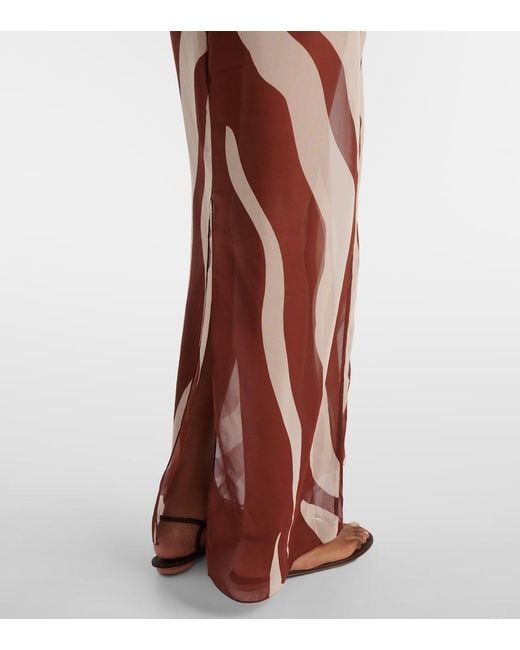 Johanna Ortiz Brown Spiritual Healers Maxi Dress