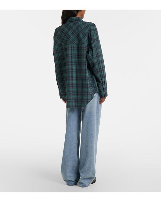 Agolde Blue Low Slung Baggy Wide-Leg Jeans