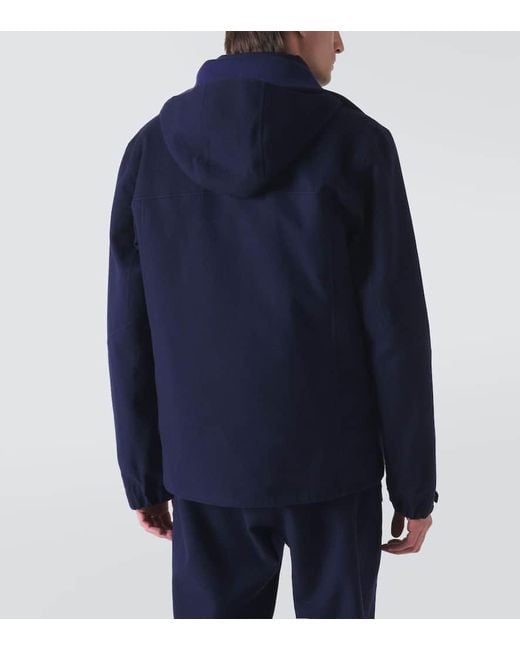 Zegna Skijacke Aus Kaschmir in Blue für Herren