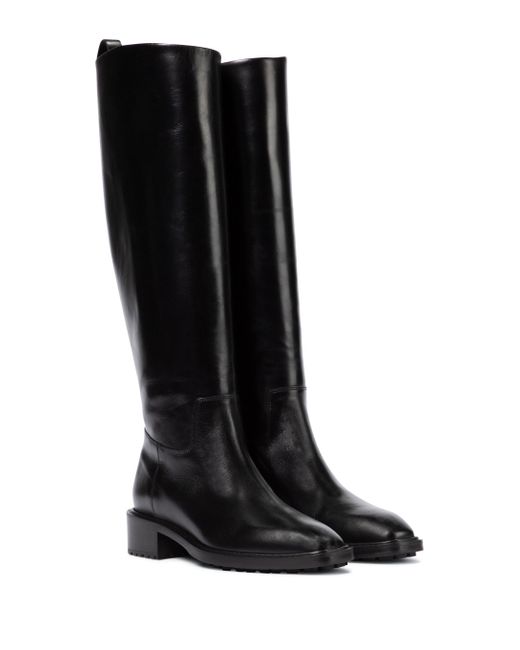 Aeyde Black Tammy Leather Riding Boots