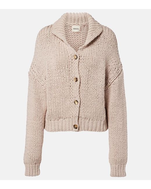 Khaite Natural Lotta Cotton Cardigan