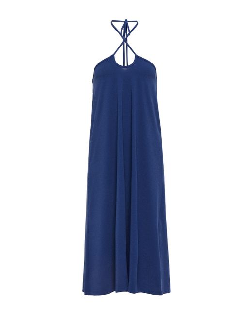Johanna Ortiz Planeta Oceanico Cutout Midi Dress in Blue | Lyst Australia