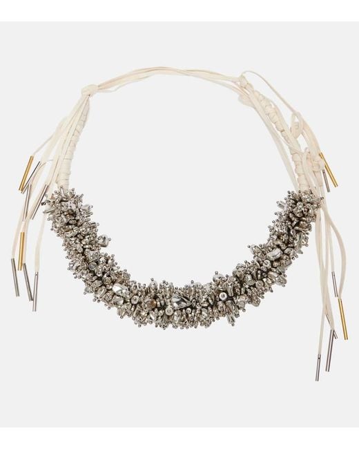 Collana di Dries Van Noten in Metallic