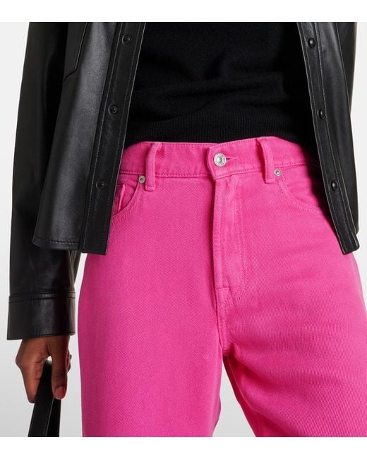 Jeans rectos Tess 7 For All Mankind de color Pink