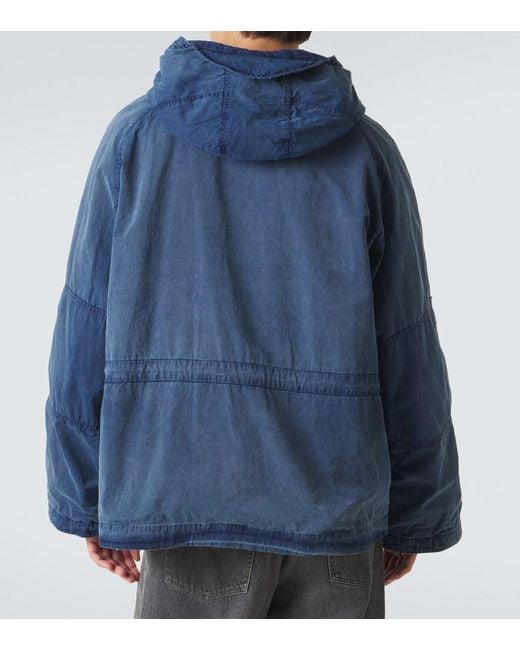 A.PRESSE Blue Cotton Jacket for men
