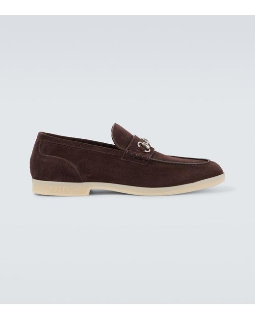 Gucci Brown Loafer With Horsebit, Size 38.5 It for men