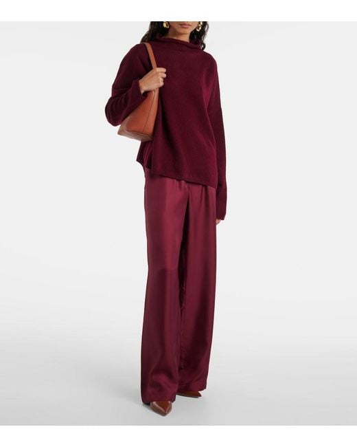Lisa Yang Red Sandy Cashmere Sweater