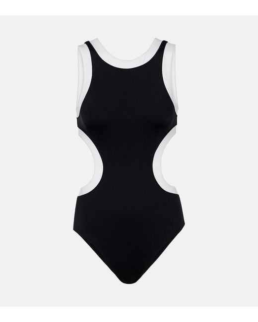 Banador Dolce Con Aberturas Staud de color Black