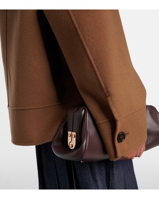 Max Mara Brown Renna Virgin Wool Jacket