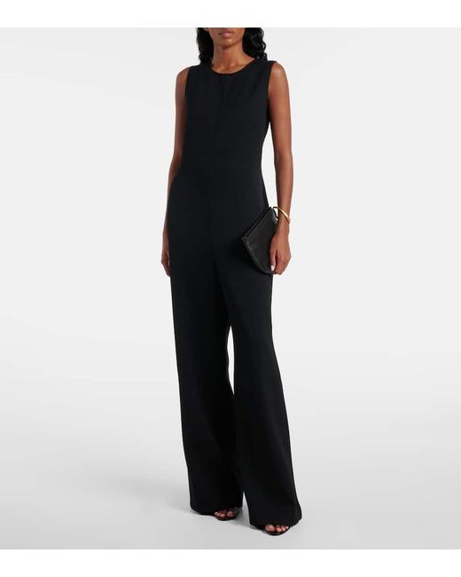 The Row Black Geo Leather Clutch