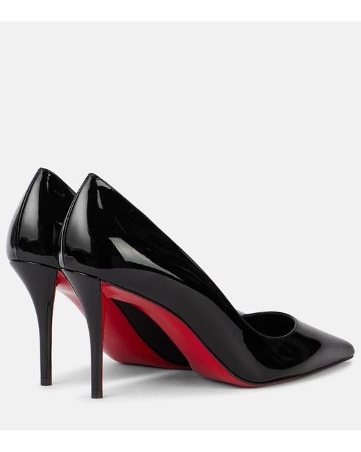 Christian Louboutin Black Miss Z 80 Patent Pump