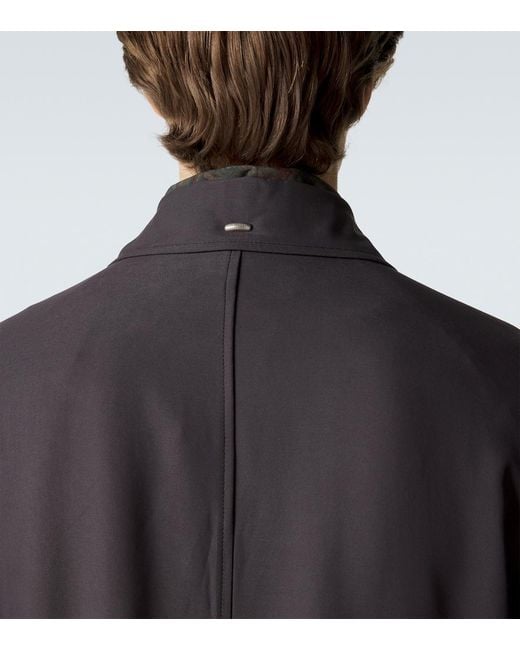 Our Legacy Purple Oversized Coat for men