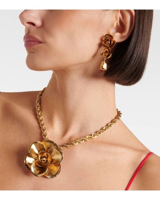 Boucles D'Oreilles Amyrin Small En Plaque Or Jennifer Behr en coloris Metallic