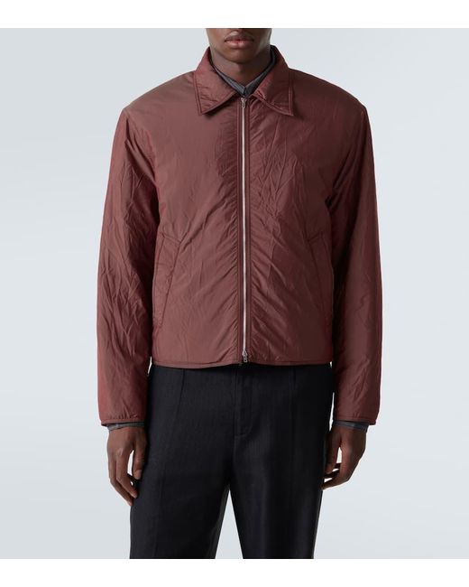 Our Legacy Red Slight Padded Jacket for men