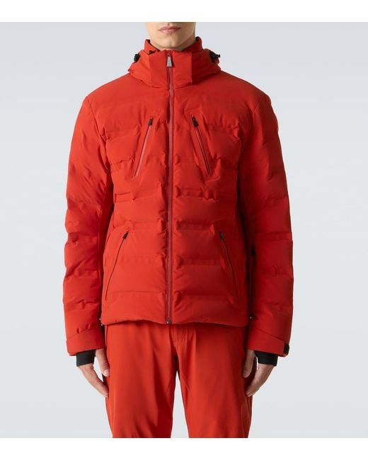 Aztech Mountain Red Nuke Suit Down Ski Jacket for men