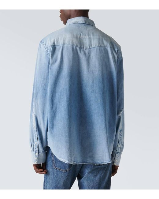 Camicia di jeans Social Sculpture di Visvim in Blue da Uomo