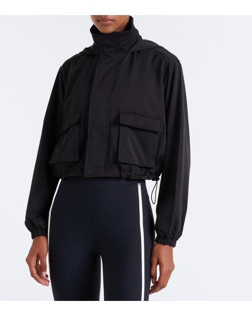 The Upside Black Ace Cropped Jacket