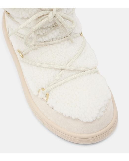 Bogner White Chamonix Snow Boots With Spikes
