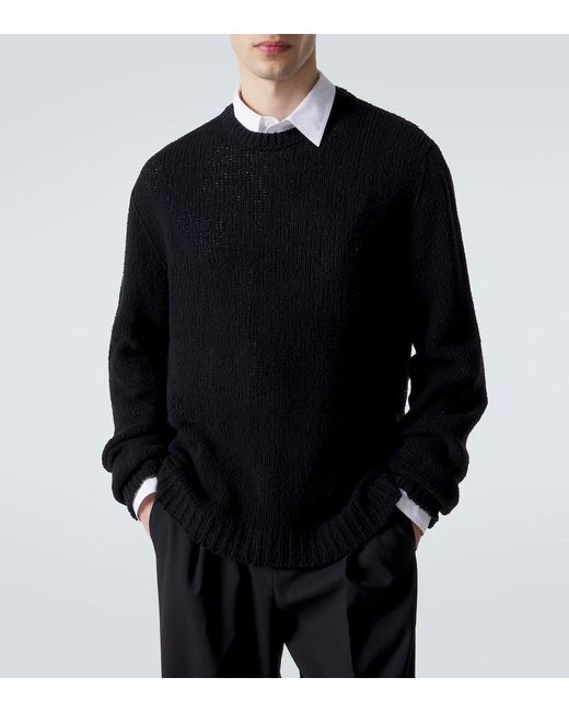 The Row Black Laing Silk Top for men