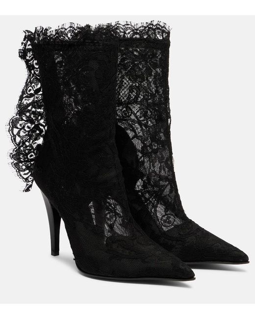 Stivaletti Heron 105 di Alexander McQueen in Black