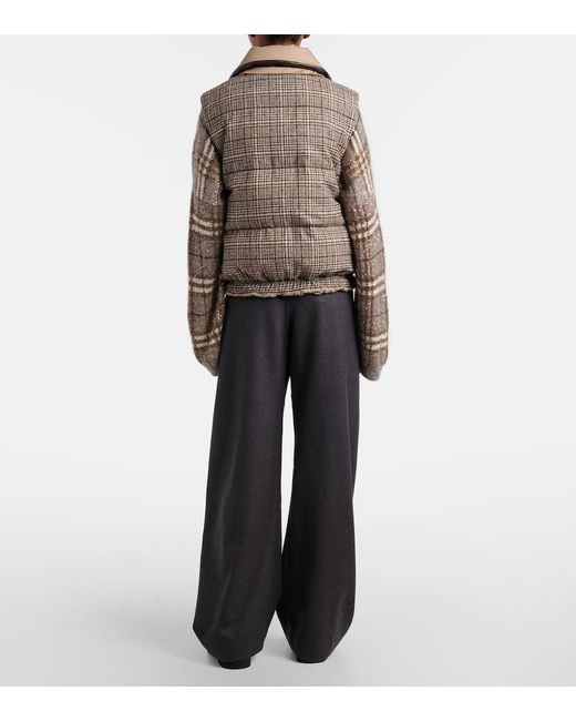 Brunello Cucinelli Blue Virgin Wool Wide-Leg Pants