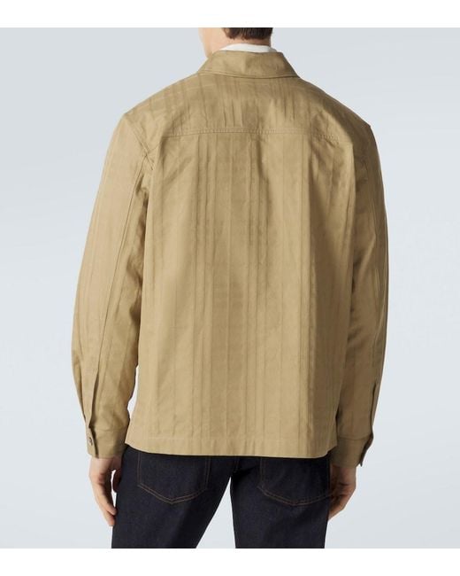 Burberry Natural Check Cotton Jacket for men