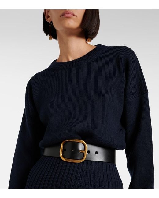 Loewe Blue Leather Belt