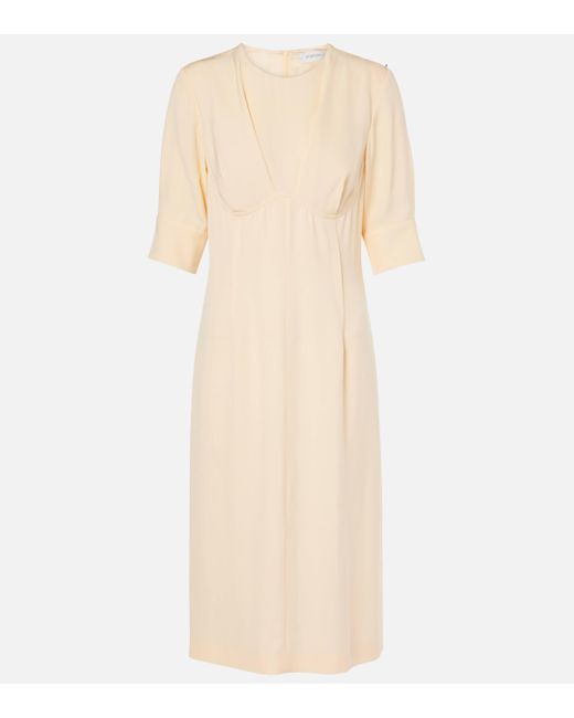 Sportmax Natural Sele Midi Dress