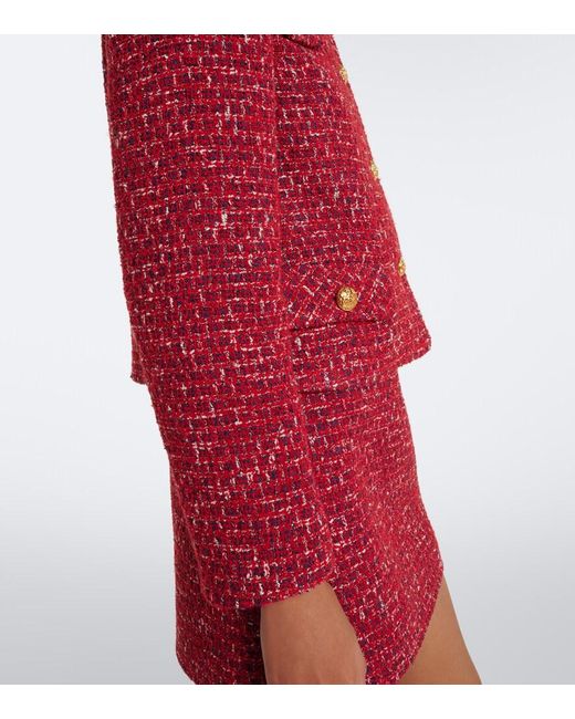 Valentino Red Tweed Jacket