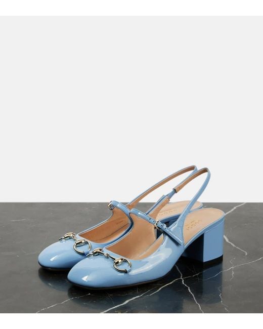 Shops gucci blue pumps