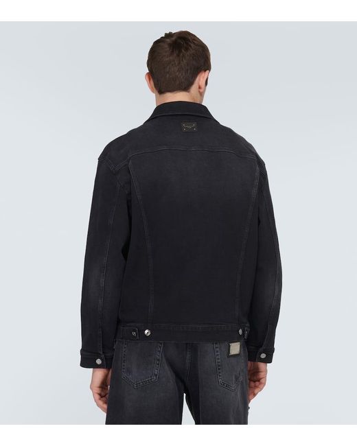 Chaqueta En Denim Dolce & Gabbana de hombre de color Black