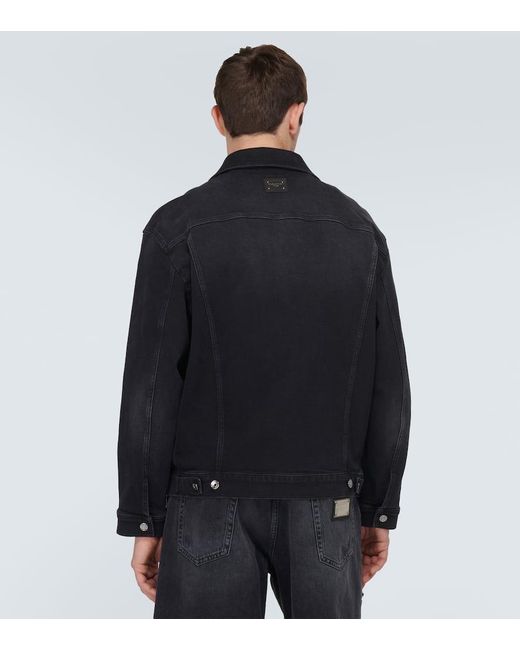 Giacca di jeans di Dolce & Gabbana in Black da Uomo