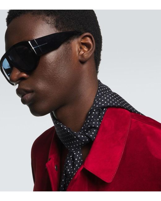 Tom Ford Blue Bronson Aviator Sunglasses for men