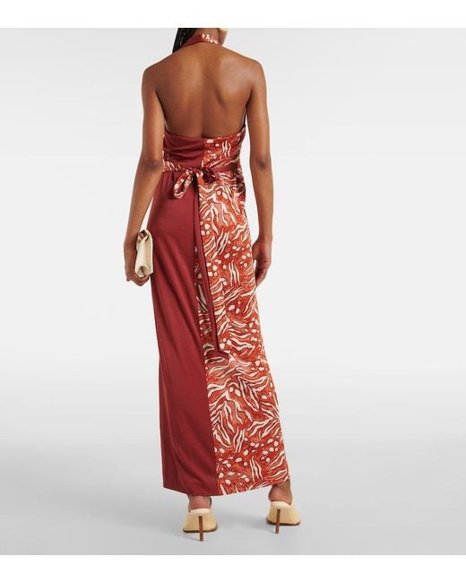 Diane von Furstenberg White Chase Jersey Wrap Dress