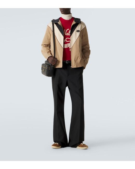 Valentino Natural Vlogo Striped Jacket for men