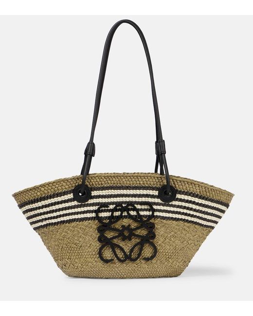 Loewe Metallic Paula's Ibiza Anagram Small Basket Bag