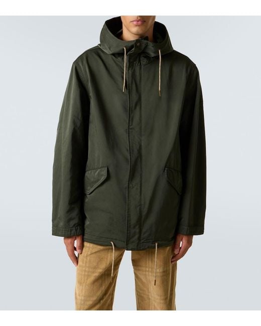 Burberry Green Hooded Jacket for men