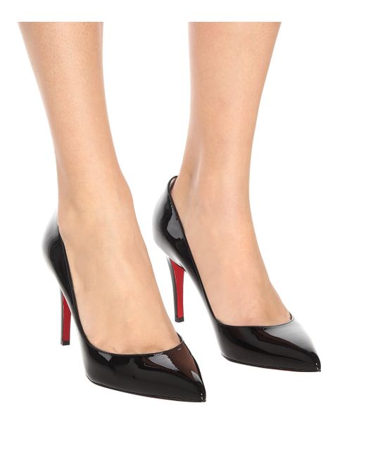 Christian Louboutin Pigalle Follies 85 Leather Pumps in Black - Save 43 ...