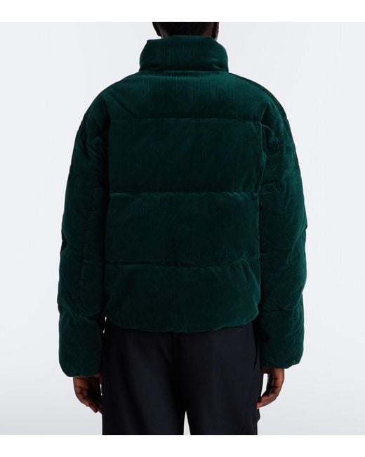 Polo Ralph Lauren Green Cotton Corduroy Down Jacket