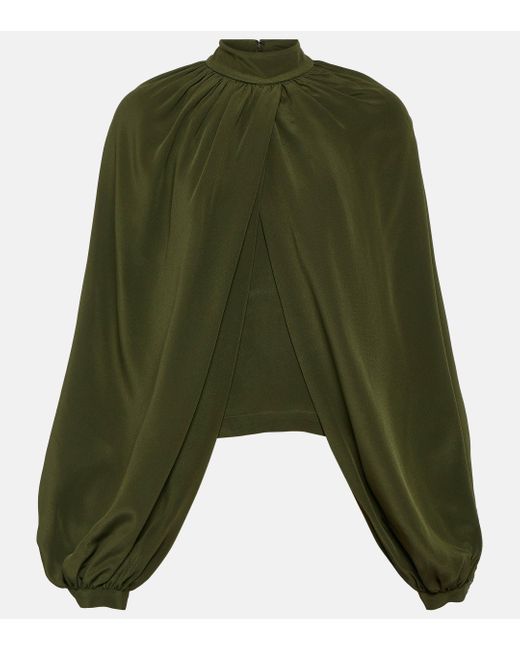 Blouse drapee Co. en coloris Green