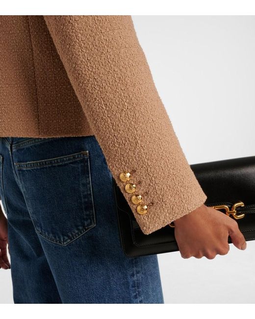 Nili Lotan Brown Paige Tweed Boucle Jacket
