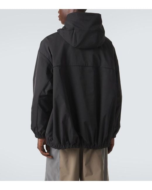 Balenciaga Black Technical Half-Zip Sweatshirt for men