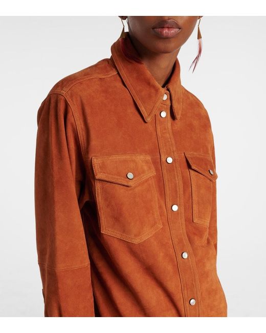 Camisa Delcia De Ante Isabel Marant de color Brown