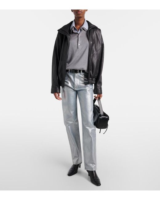Agolde Blue 90's Straight Jeans